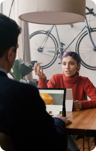 Certified Life Languages coach in conversation